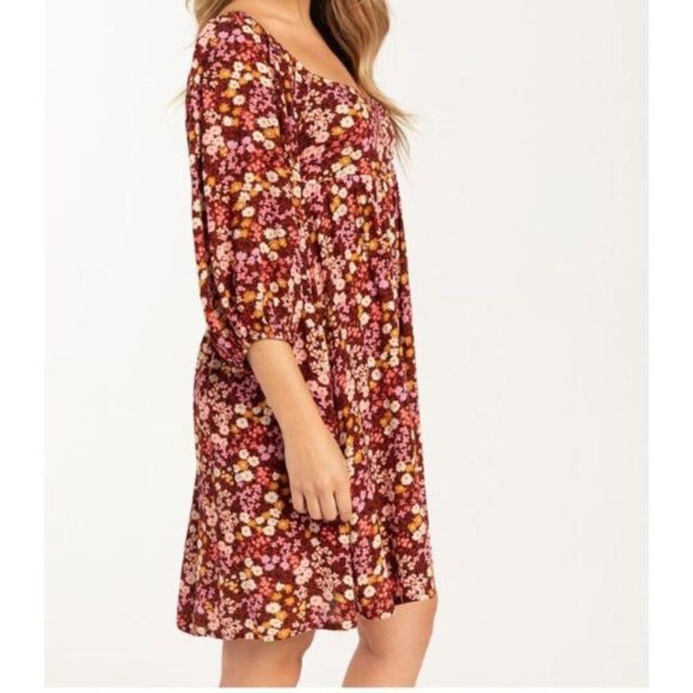 Billabong Floral Mini Dress - Picture 3 of 10